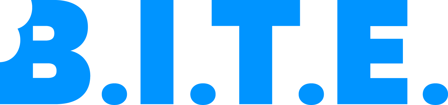 Wordmark, blue